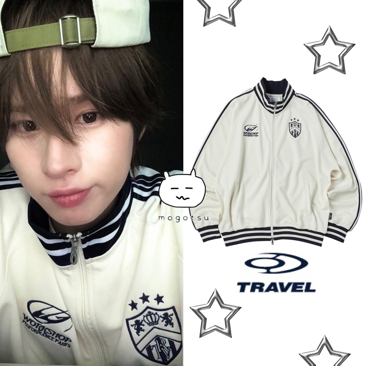 トップス PAKUA Butterfly Hoodie Zip-Up Sky Blue ☆TWS ドフン 着用！！【PAKUA】BUTTERFLY HOODIE ZIP-UP_SKY BLUE